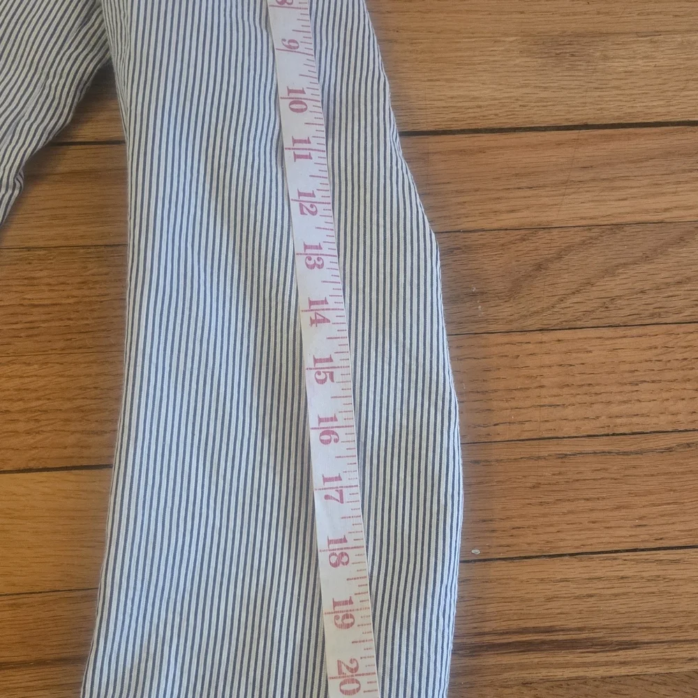 Striped Gray Blazer - Picture 9 of 10